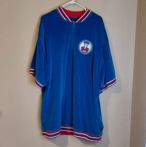 Virginia Squires ABA velour 1/4 Zip Top Size  XXL